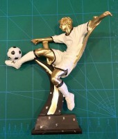 TROFEO CALCIATORE IN RESINA